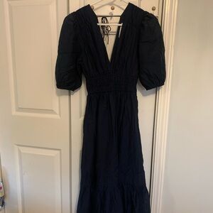 Abercrombie Maxi dress navy blue XS